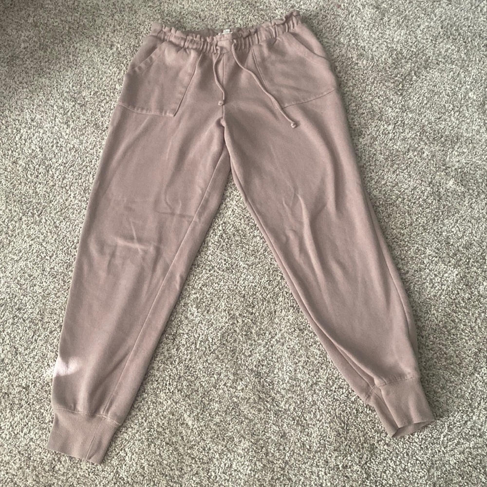 Olive&Oak Sweatpants: Greyish Pink